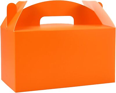 #ad HUAPRINT Orange Treat Boxes Large 9.5x5x5 Inch Pack of 30 $56.52