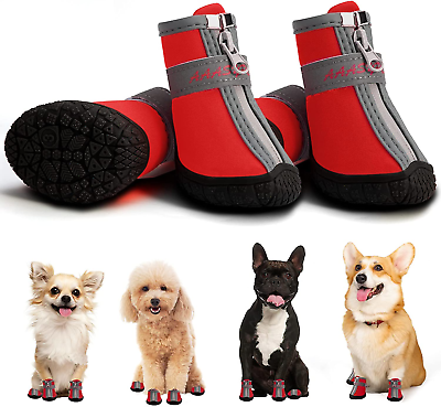 #ad Dog Shoes for Small Dogs Waterproof Dog Boots for Summer Hot Pavement Ourdoor $42.48