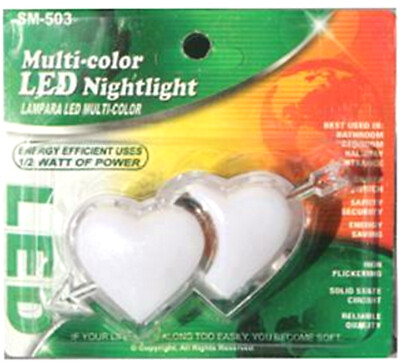 #ad LED Cupid Arrow Heart Night Colorful On off Switch Kids Nursery Décor Decoration $7.49