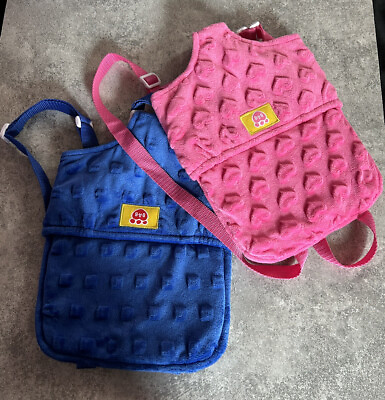 #ad #ad Build A Bear Blue Pink Backpack Carriers Boy Girl $10.50