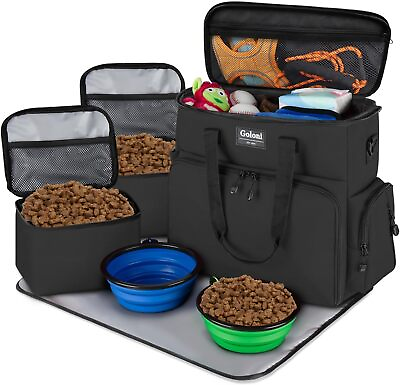 #ad #ad Airline Approved Dog Travel Bag Large Capacity for Pet Accessories with 2 Collap $66.61