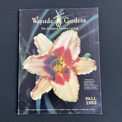 #ad Wayside Gardens Catalog Fall 1983 $28.01