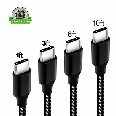 #ad Heavy Duty Charging Phone Cable Type C USB C For Samsung Android LG Charger $2.78