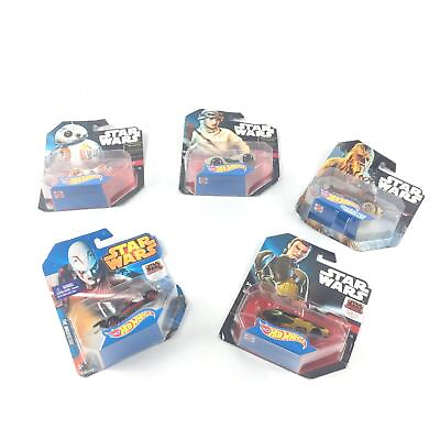 #ad NEW Star Wars HotWheels Still In Original Packaging Toy Bundle 5 $13.50
