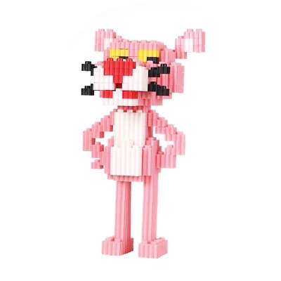 #ad 482pcs Pink Panther Mini Building Blocks Intellectual Game Gift USA Stock $11.75