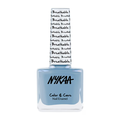 #ad #ad Nykaa Breathable Nail Enamel Sea Breeze 328 9ml $11.76