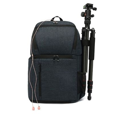 #ad Waterproof DSLR Camera Bags Charging Earphone Hole Backpack For Laptop Tripods $82.57