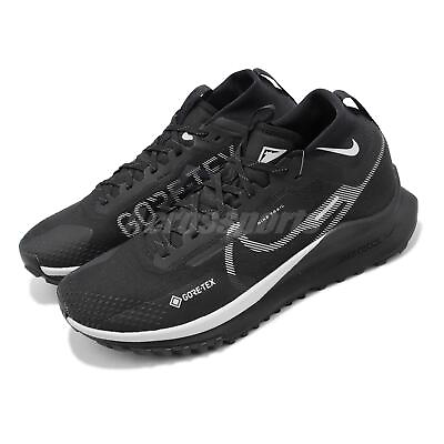 #ad Nike React Pegasus Trail 4 GTX Gore Tex Black Wolf Grey Men Running DJ7926 001 $119.99