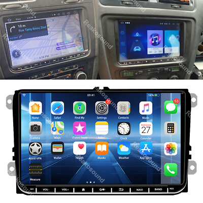 #ad #ad For VW Volkswagen Jetta Passat 9quot; Carplay Android 13 Car GPS Stereo Radio Navi $119.99