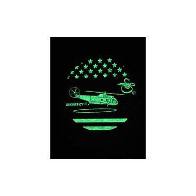 #ad Sikorsky® SH 3 SEA KING™ Flag Shoulder Patch PVC Glow In Dark 3quot; Officially $18.95