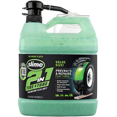 #ad Slime 2 in 1 Tire and Tube Sealant 1 Gallon 10195 $27.08