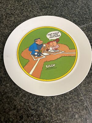 #ad Vintage 1981 ZIGGY Tom Wilson Melamine Baseball Kid#x27;s Plate $8.99