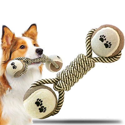 #ad Pet Dog Toys For Large Small Dogs Toy Interactive Cotton Rope Mini Dog Toys Ball $19.99