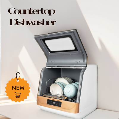 #ad Portable Countertop Dishwasher Automatic Dish Washing Machine 3 Washing Modes US $166.25