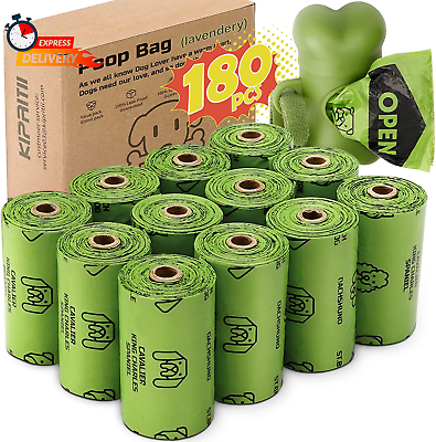 #ad Strong Endurance Dog Poop Bag Set with Dispenser amp; Leash Clip Thick Waste Poop $10.68