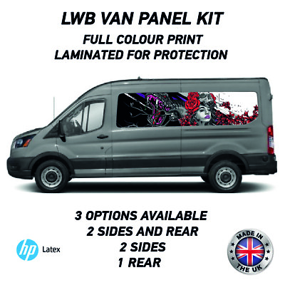#ad Full Colour Printed Lwb Van Panel Wrap Kit 11 Motorhome Campervan Vinyl LWBFC11 GBP 249.99