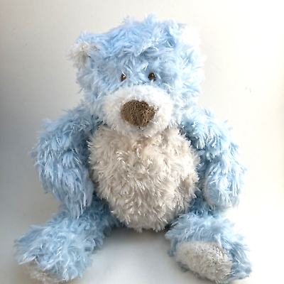#ad Ganz Baby Bellifuls Bear Plush Stuffed Rattle Blue Pastel Plush Toy 13quot; $26.00