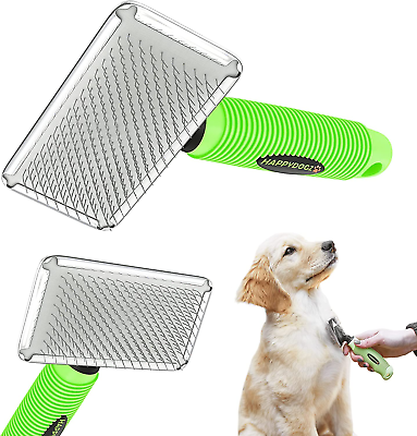 #ad Slicker Dog Brush for Shedding Short Hair amp; Long Hair Cat Brush amp; Dog Grooming $21.41