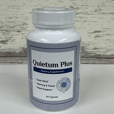 #ad Quietum Plus Complete Tinnitus Relief Supplement 60 Capsules EXP 09 2025 $19.50