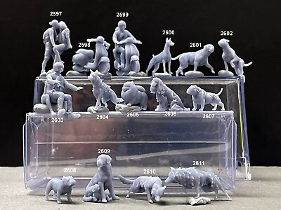 #ad 1:64 Figures Resin unpainted For Dioramas #555 Miniature Figures 164 Fig $4.00