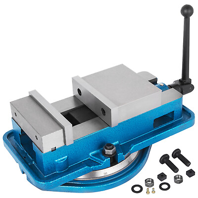 #ad VEVOR 6quot; Lockdown Milling Machine Vise w 360° Swivel Base Bench Clamp Vice $104.99