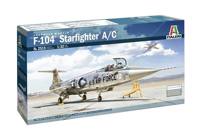 #ad Italeri F 104 STARFIGHTER A C 1:32 2515 Plastic Model Airplane Kit $158.99