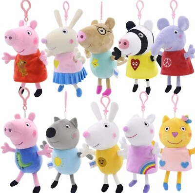 #ad Peppa Pig and Friends 12 Plush $115.00