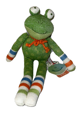 #ad NWT FRITZ Frog Monkeez amp; Friends Sock Plush Stuffed Animals Magnetic Hands RARE $49.95