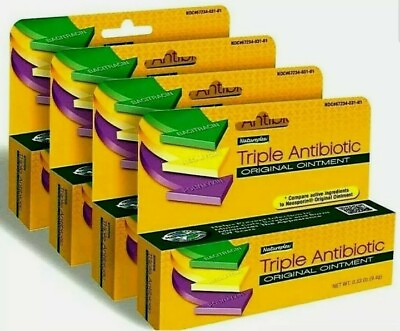 #ad 6PK NATUREPLEX TRIPLE ANTIBIOTIC OINTMENT Prevent Infection 0.33 OZ MADE IN USA $19.99