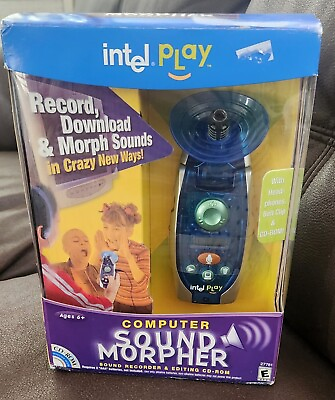 #ad Intel Play Computer Sound Morpher: sound recorder amp; editing. New sealed VTG $28.89
