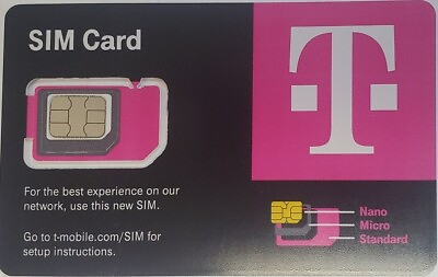 #ad T Mobile Prepaid $40$50$60 Plan ESIM SIM Card Unlimited TalkTextData 30 Days $23.00