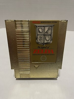 #ad The Legend of Zelda Nintendo NES 1987 Gold Edition SEE PICS $19.97