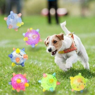 #ad Pet Toys Jumping Activation Ball LED Jump Dance Balls For Dog new Toys gif FAST $4.95