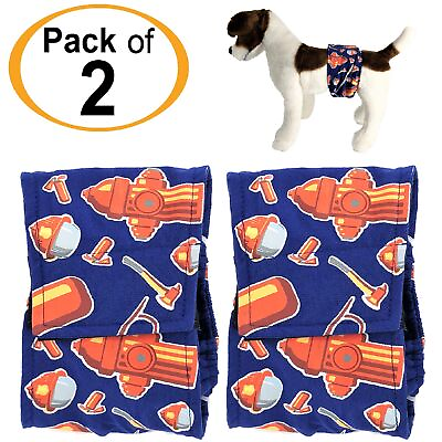 #ad PACK 2pcs WASHABLE Dog Belly Band Wrap Male Diapers WATERPROOF For SMALL Pet $9.99