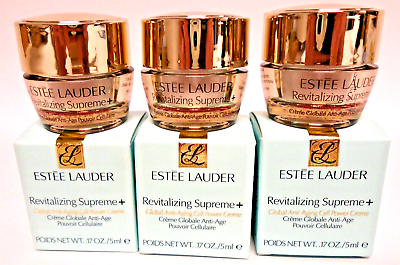 #ad 3 x Estee Lauder Revitalizing Supreme Global Anti Aging Cell Power Creme .17oz… $17.85