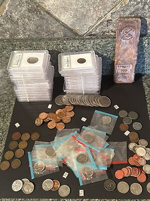 #ad Estate Lot Sale Old US Coins ✯ Silver WWII ✯100 Years Old Gold Indian $24.99