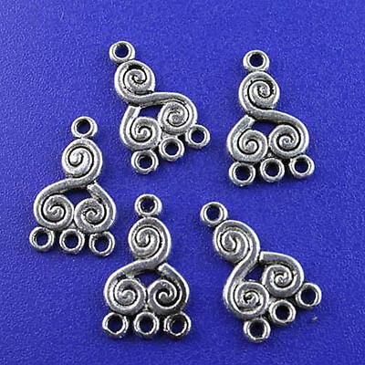 #ad 25pcs Tibetan silver immemorial connectors charms H2688 $2.50