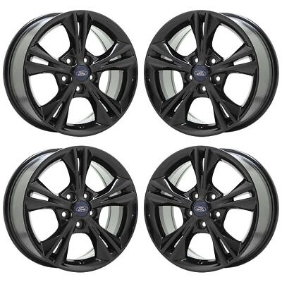 #ad 16quot; Ford Focus Gloss Black wheels rims Factory OEM set 2012 2018 3878 $1095.00