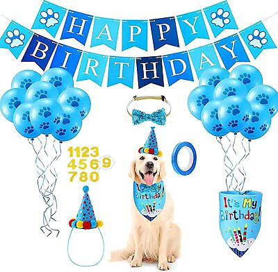 Dog Birthday Bandana Birthday Party Supplies $9.99