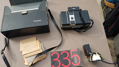 #ad Vintage Polaroid Automatic Model 335 land camera with Camera case $99.00