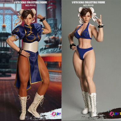 #ad PLAY TOY Fighting Goddess Chun Li Action Figure Model Pre order 1 6 Scale $223.72