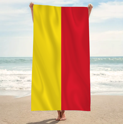#ad Lifeguard flag oversized giant beach towel XL $29.95