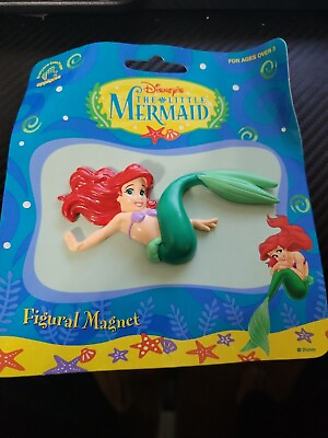 #ad Vintage Disneys The Little Mermaid Ariel Figural Magnet Applause New Old Stock $28.99