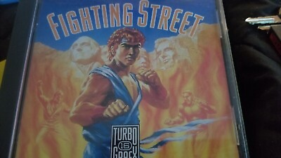 #ad Fighting Street TurboGrafx CD 1989 Turbografx CD Game Complete $109.95