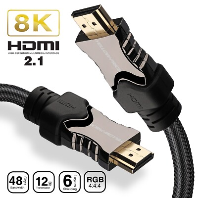 #ad TOP Performance 8K HDMI ARC eARC Cable Version 2.1 Certified HDR Dolby Vision $47.49