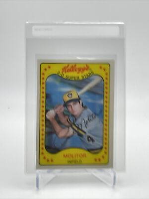 #ad 1981 Kellogg#x27;s Paul Molitor Baseball Card #53 NM Mint FREE SHIPPING $1.95