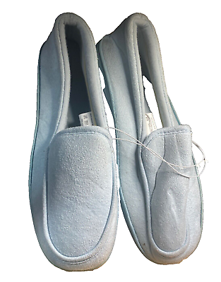 #ad Women Memory Foam Cozy Slippers Comfort House Slippers Size 9 10 Baby Blue $8.00