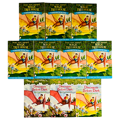 #ad Guided Reading Lot Book Set of 10 Dinosaurs Before Dark Magic Tree House #1 PB $25.00