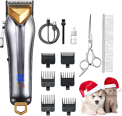 #ad BCFHYK Dog Clippers for Grooming Low Noise Professional Pet Grooming Kit Dog for $56.74