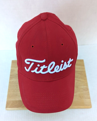 #ad Titleist Golf Red Cap Stretch Fit Adjustment Size Med Large by New ERA Outdoor $9.79